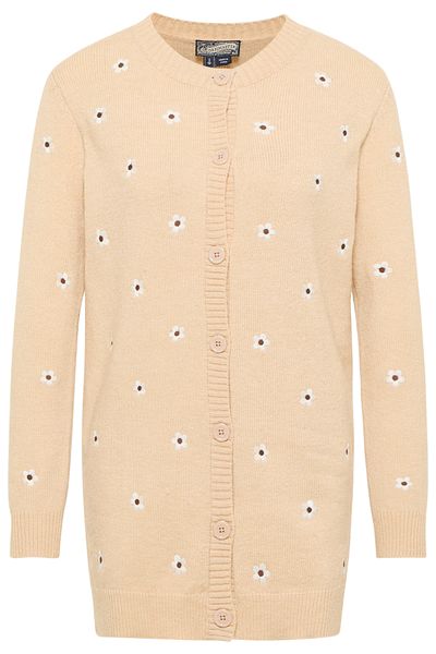 Dreimaster Strickjacke Mit Stickerei