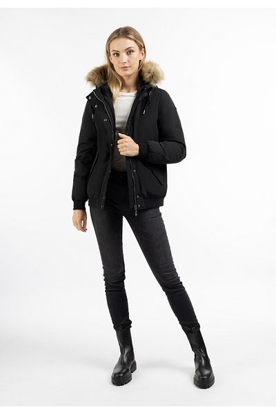 Dreimaster Winterblouson Mit Kunstfellbesatz