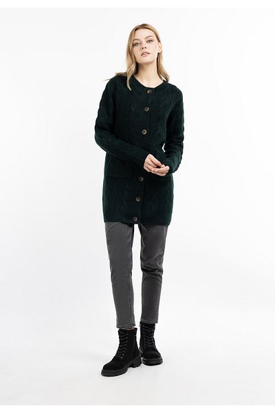 Dreimaster Strickjacke Mit Knöpfen