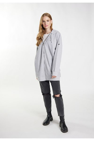 Dreimaster Lange Sweat Kapuzenjacke