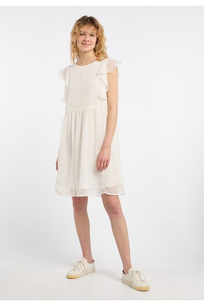 Dreimaster Midikleid Mit Rüschen