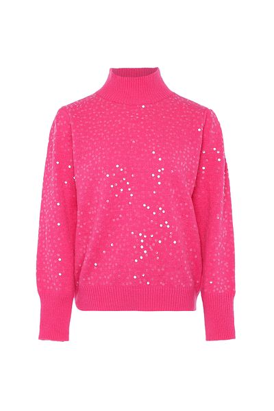 Faina Strickpullover Mit Pailletten