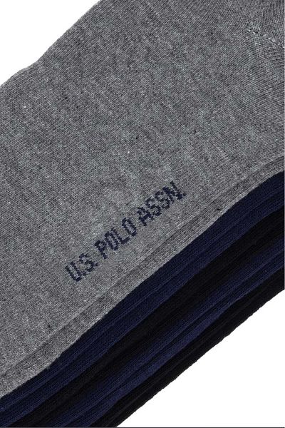 U.S. Polo Assn. u.s. polo assn. șosete bărbați din țesătură gri negru bleumarin pachet de 5