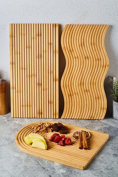 Perotti Lena 3-Piece Bamboo Presentation Board Set