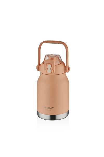 Shotay Phone Holder Thermos Girl's Water Bottle 1000 Ml. Sht-St-8250-10