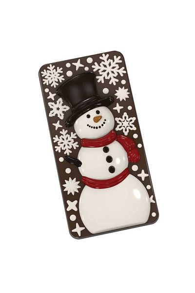 İmplast Polycarbonate Snowman Tablet Chocolate Mold - 878
