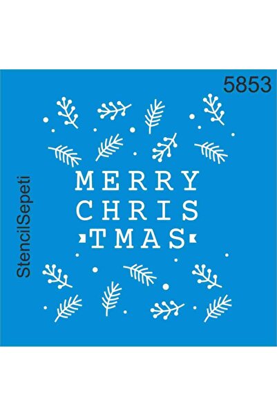 StencilSepeti Mutlu Noeller stencil boyama şablonu