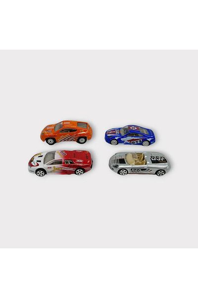 Sunman مجموعة سيارات معدنية مكونة من 4 قطع من Maxx Wheels - سيارة رياضية