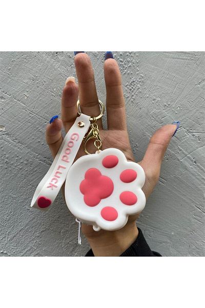 Köstebek White Pati Good Luck Silicone Coin Purse
