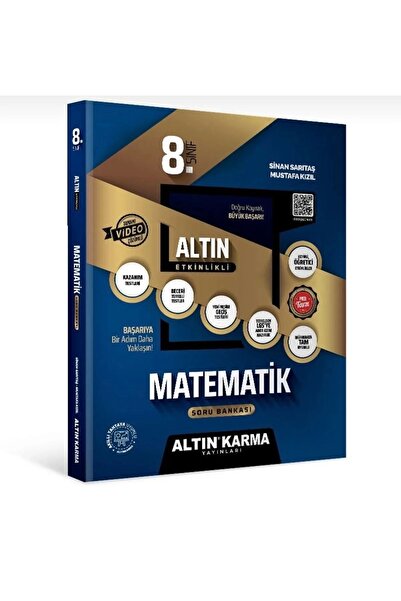 Altın Karma Yayınları 8. Sınıf Lgs Matematik Etkinlikli Kazanım Soru Bankası ...