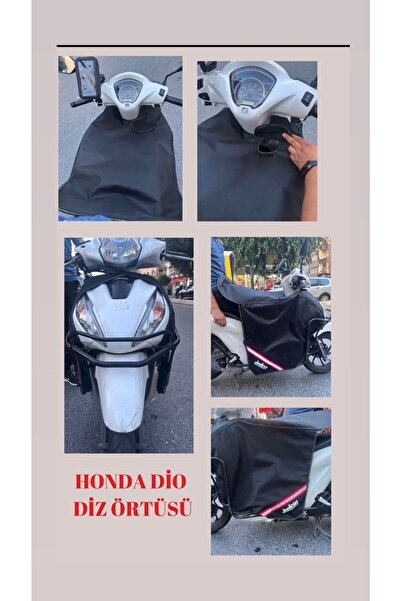 EFORMOTOR Honda Dio Motosiklet Diz Örtüsü Yağmura Dayanıklı Rüzgar Geçirmez K...