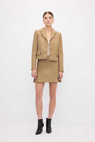 adL Yırtmaçlı Mini Etek