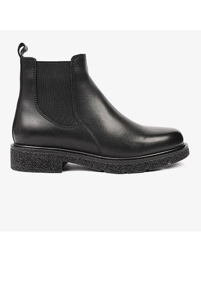 Greyder 33901 Women's Black Genuine Leather Chelsea Boots