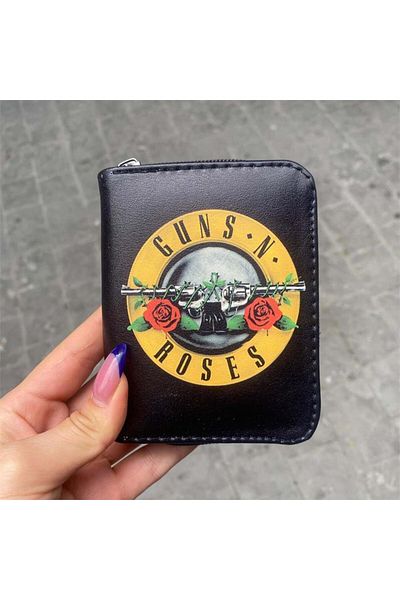 Köstebek Guns'n' Roses Short Wallet
