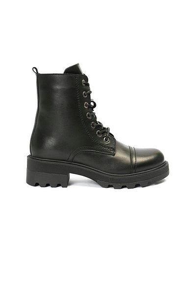 Greyder 57802 Γυναικείες μαύρες μπότες casual από γνήσιο δέρμα