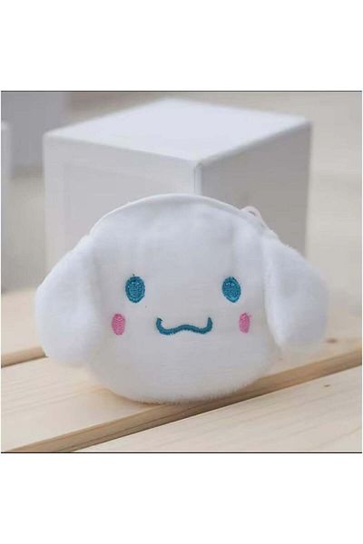 Köstebek Cinnamoroll Plush Coin Purse - White