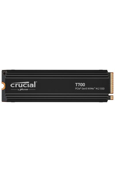 Crucial SSD Crucial T700, 2TB, PCI Express 5.0 x4, NVMe 2.0, radiator