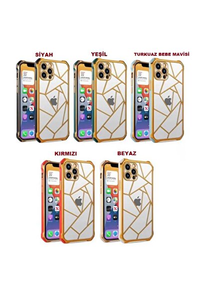 ZETT iphone 13 PROMAX uyumlu Elektro Lazer - Süper Darbe Emici - Kamera Korum...