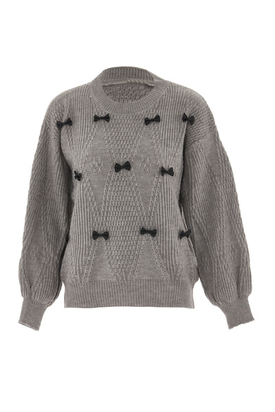 Swirly Strickpullover