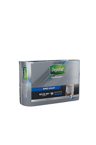 Dapend Depend Emici Külot Eko Avantaj Paket Büyük Erkek 16 Adet