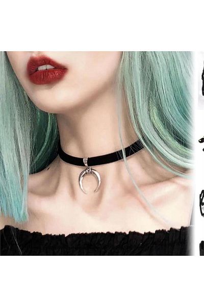 Köstebek Black Crescent Collar