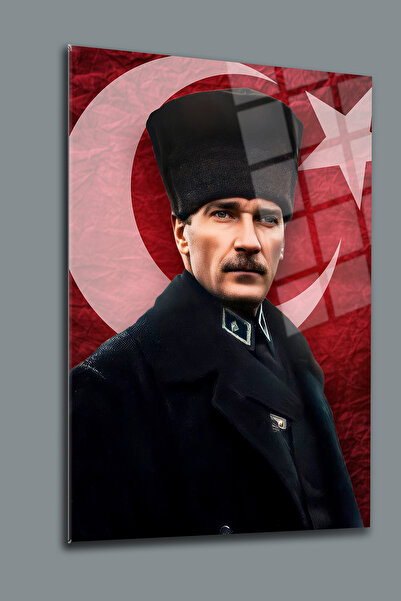 glassartdesign Tabloul de sticlă Ataturk 123