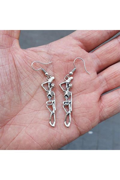 Köstebek Skeleton Earrings