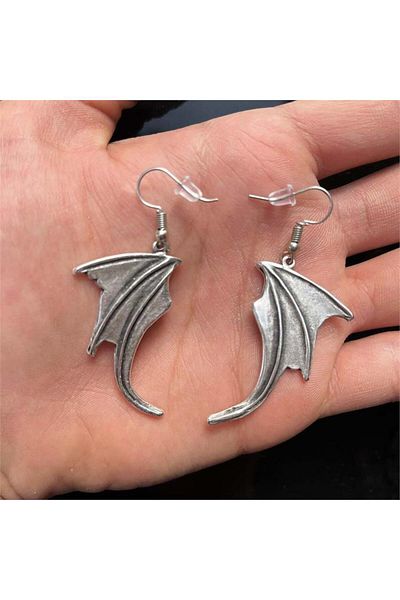 Köstebek Dragon Wings Earrings