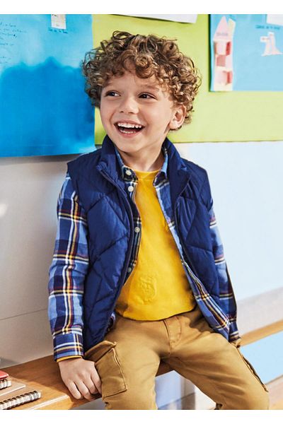 MAYORAL Quilted Boy's Inflatable Vest_Mnvs4328
