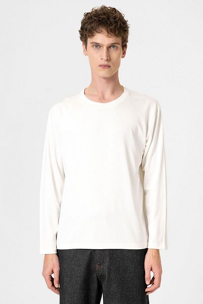Antioch White Relaxed Fit Basic Men's T-Shirt