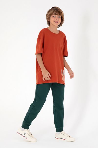 U.S. Polo Assn. Boy's Dark Green Sweatpants 50293482 -Vr079