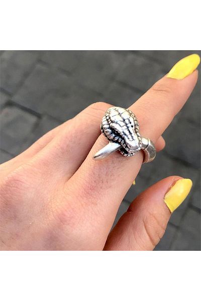 Köstebek Snake Tailing Adjustable Ring