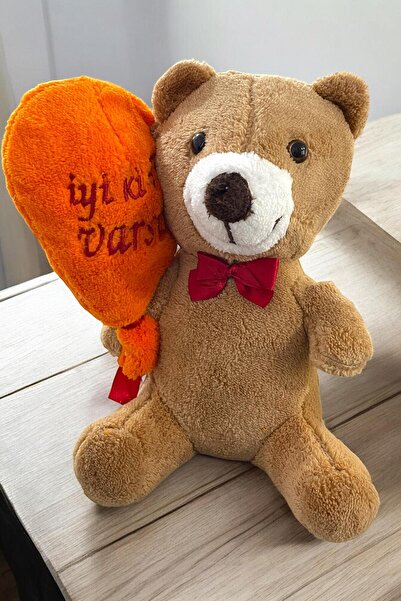 GÜZELYÜZ AVM Peluş Ayıcık İyi Ki Varsın Balonlu Ayıcık Doğum Günü Ayıcığı