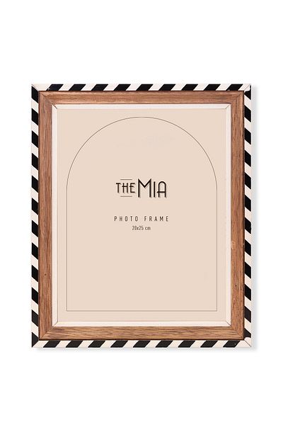 The Mia Striped Photo Frame 25X30 cm
