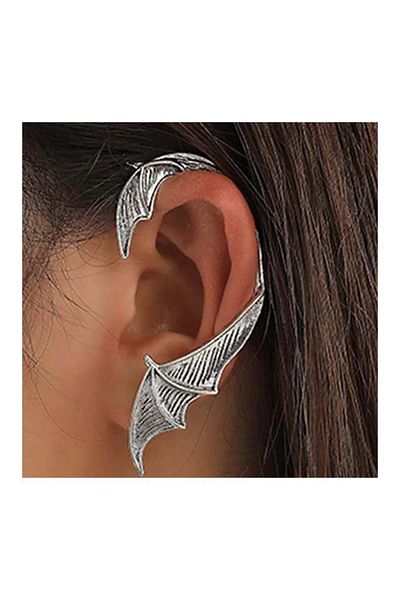 Köstebek Gray Dragon Coiled Left Earrings