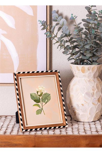 The Mia Striped Photo Frame 25X30 cm