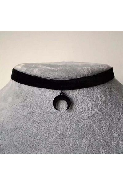 Köstebek Black Half Moon Collar