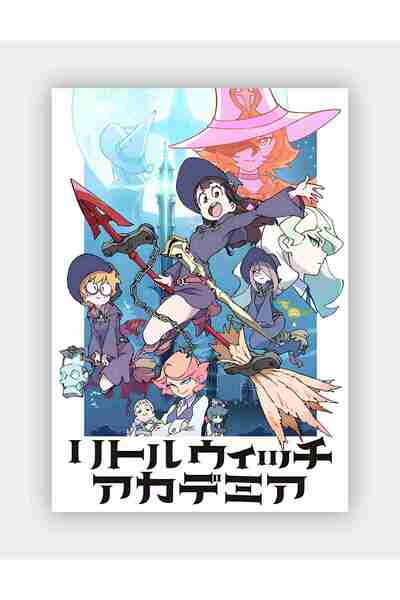 Little Witch Academia Anime Hd Manga Wall Poster - Thick Paper - Frameless