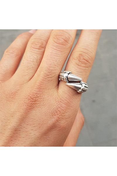 Köstebek Claw Adjustable Ring