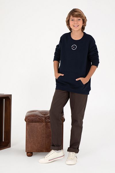 U.S. Polo Assn. Boy's Brown Canvas Pants 50298564 -Vr029