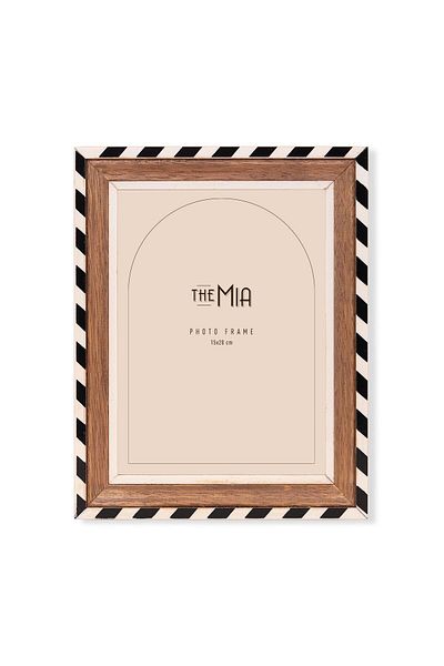 The Mia Striped Photo Frame 20X25 cm