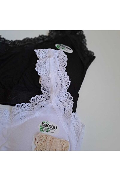 shine Comfort Secret 3 τεμαχίων Lace Up Βαμβακερό Σετ σουτιέν - Μισό εσώρουχο Χοντρό λουράκι