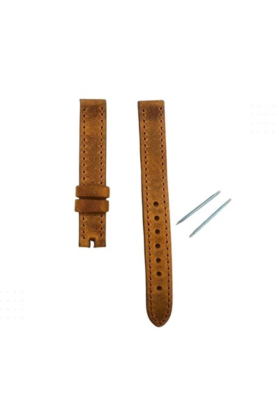 RODER KORDON N1001S NUBUK DERİ KORDON - TABA - 14MM