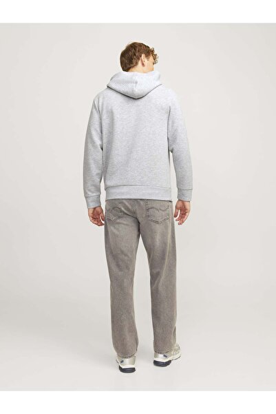 Jack & Jones Jack&Jones Oversize Kapüşonlu Minimalist Erkek Sweatshirt - Günl...
