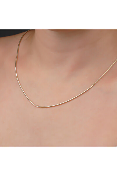 Glorria Altın Tondo Zincir Kolye