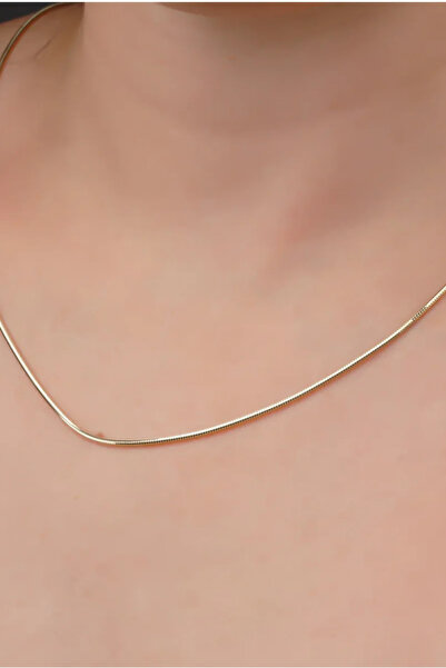 Glorria Altın Tondo Zincir Kolye