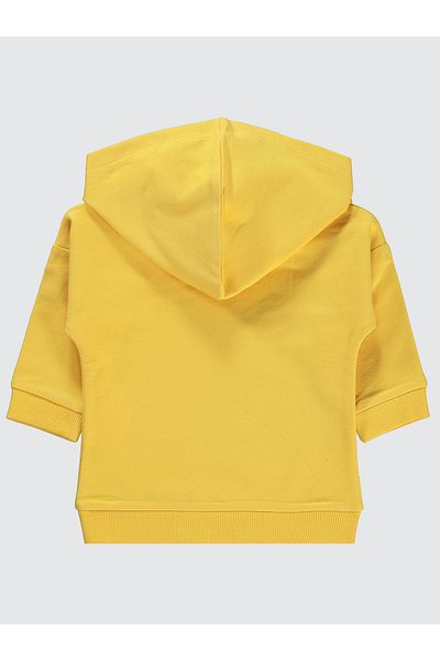 Civil Baby 6-18 Months Baby Boy Hooded Sweatshirt - Honey Yellow