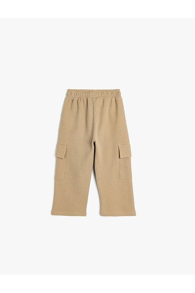 Koton Tie Waist Pocket Detailed Cotton Trousers Look Sweatpants