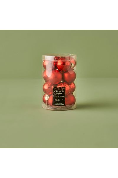 Bella Maison Christmas Christmas Ornament 16 Pcs Red (3 cm)