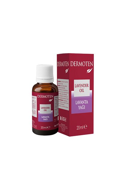Dermoten Reines Lavendelöl, 100 % natürliches ätherisches Öl in therapeutischer Qualität für Aromatherapie, Hautpflege